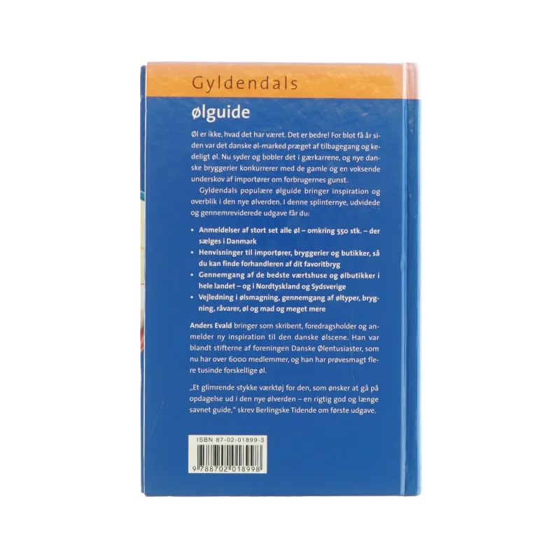 Øl Guide fra gyldendals (bog)