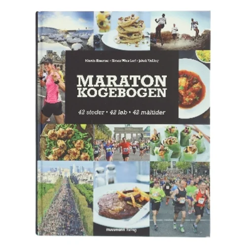 Maratonkogebogen : 42 steder, 42 løb, 42 måltider af Martin Kreutzer (Bog)