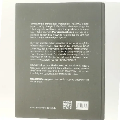 Maratonkogebogen : 42 steder, 42 løb, 42 måltider af Martin Kreutzer (Bog)
