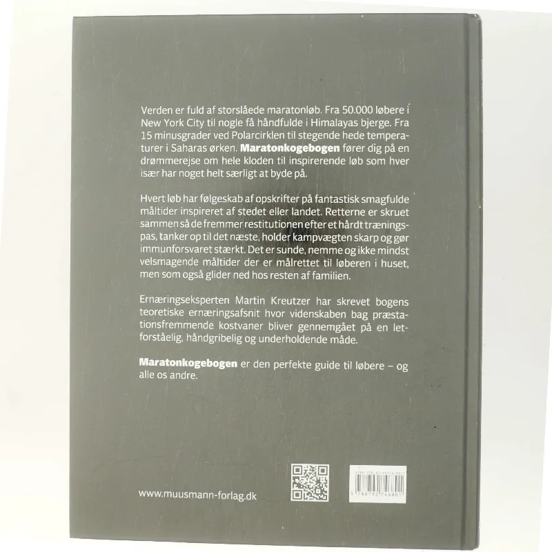 Maratonkogebogen : 42 steder, 42 løb, 42 måltider af Martin Kreutzer (Bog)