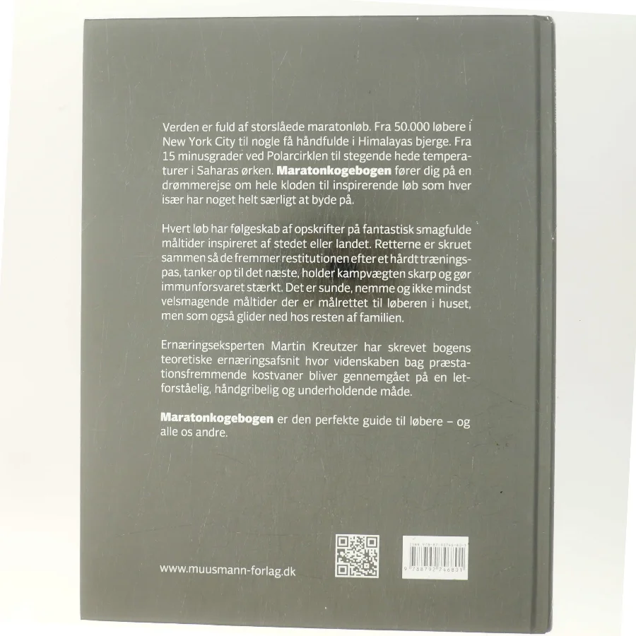 Maratonkogebogen : 42 steder, 42 løb, 42 måltider af Martin Kreutzer (Bog)