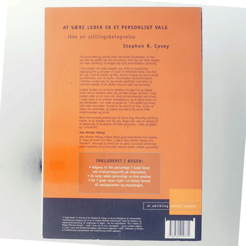 7 gode vaner : personligt lederskab og livskraft af Stephen R. Covey (Bog)