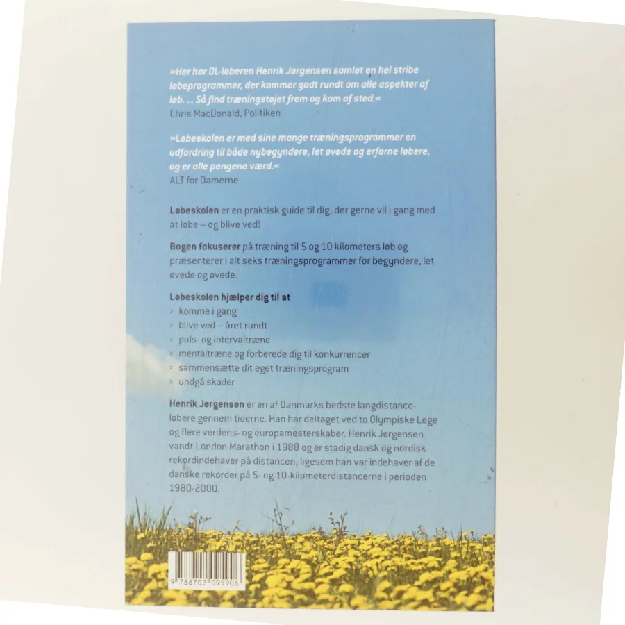 Løbeskolen : en træningsguide til 5 og 10 kilometer af Henrik Jørgensen (f. 1961-10-10) (Bog)