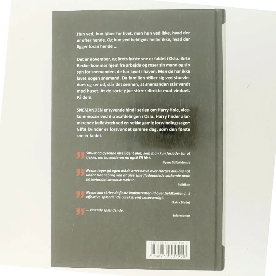 Snemanden af Jo Nesbø (Bog)