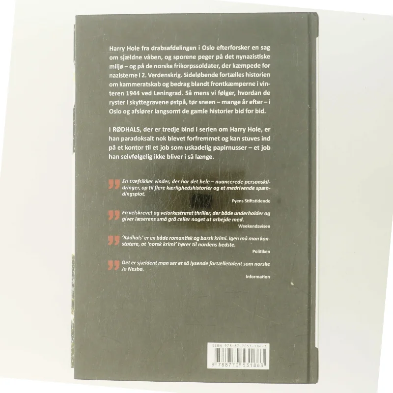 Rødhals af Jo Nesbø (Bog)