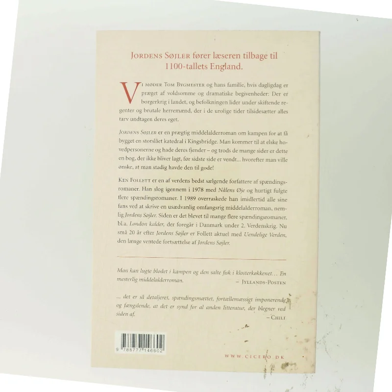 Jordens SÃ¸jler af Ken Follett (Bog)