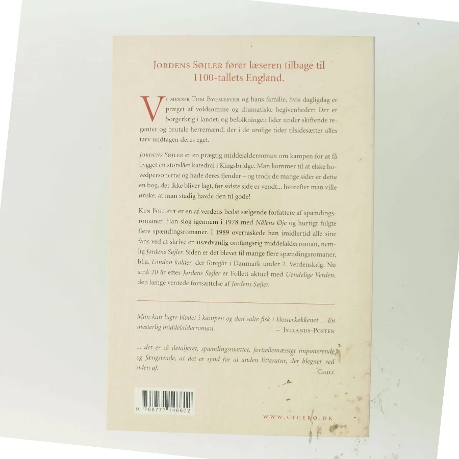 Jordens SÃ¸jler af Ken Follett (Bog)