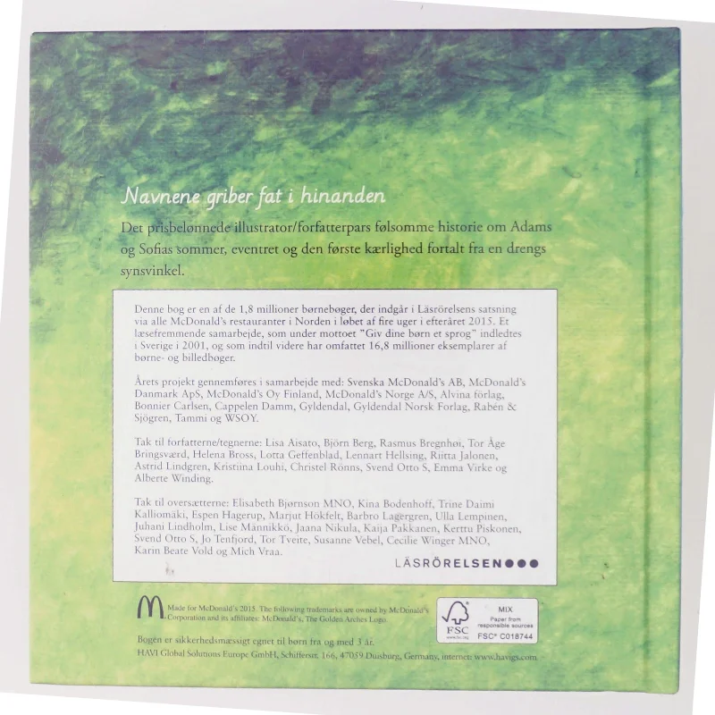 Adam og Sofia af Riitta Jalonen (Bog)