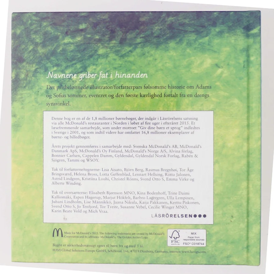 Adam og Sofia af Riitta Jalonen (Bog)