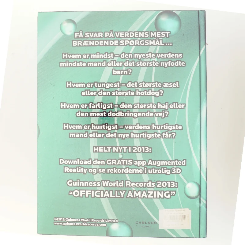 Guinness World Records 2013 af Guinness World Records (Bog)