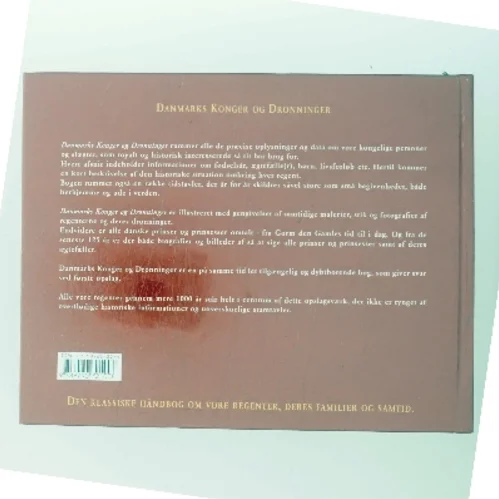 Danmarks konger og dronninger (Bog)
