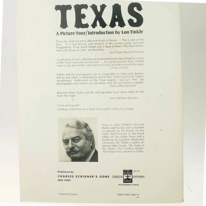 Texas af Lon Tinkle (Bog)