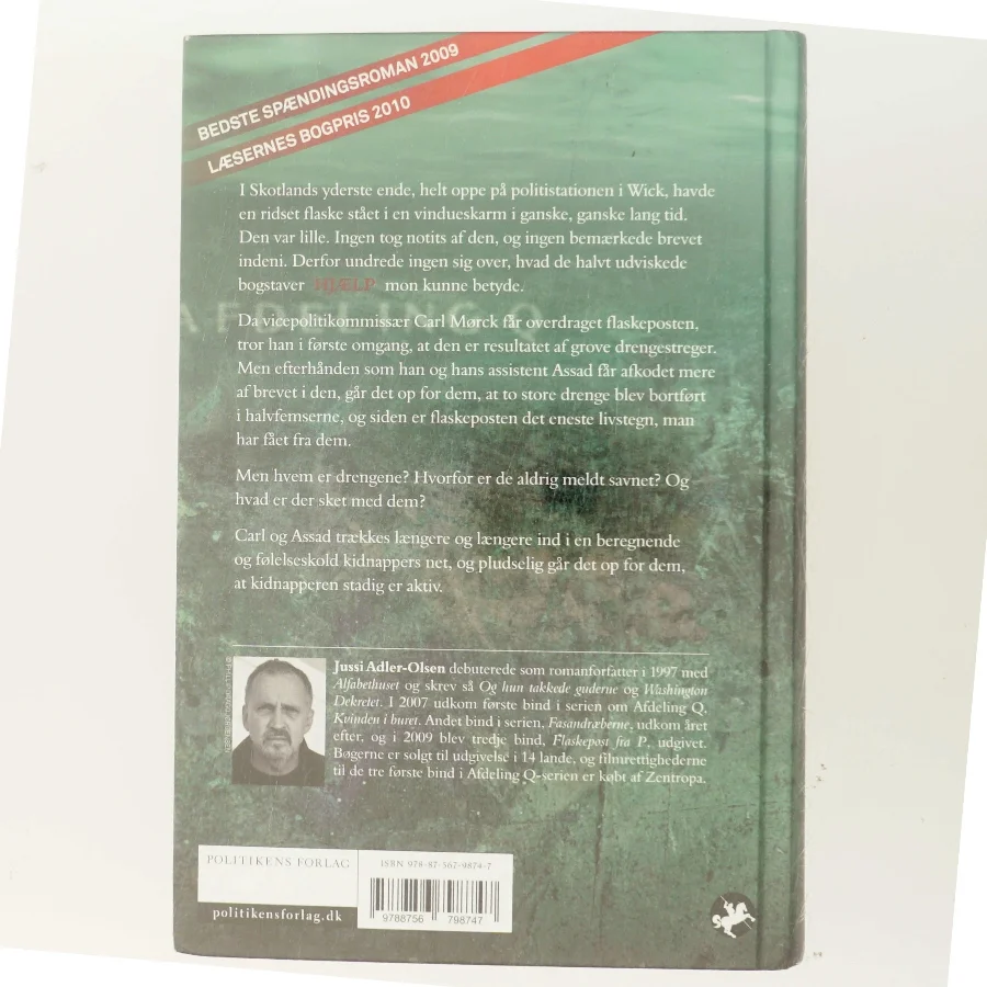 Flaskepost fra P af Jussi Adler-Olsen (Bog)