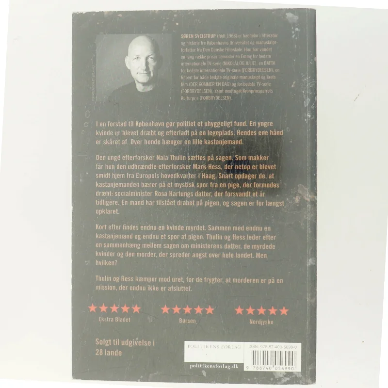 Kastanjemanden : krimi af Søren Sveistrup (Bog)