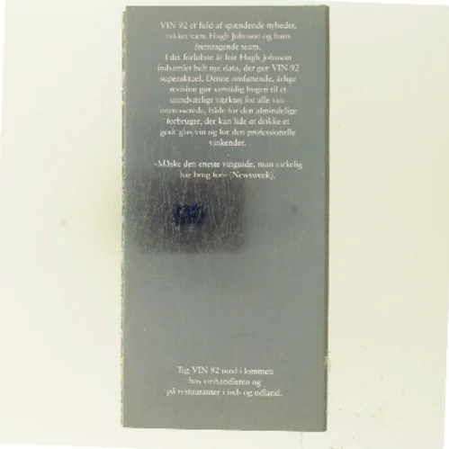 Vin '92 af Hugh Johnson (Bog)