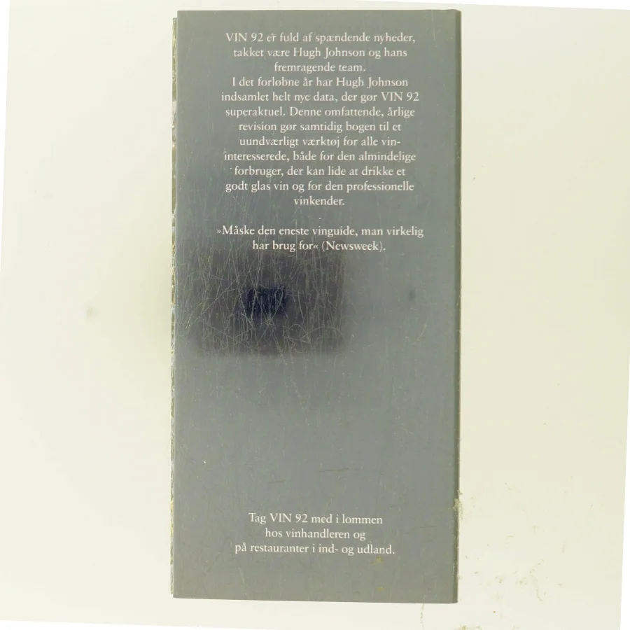 Vin '92 af Hugh Johnson (Bog)