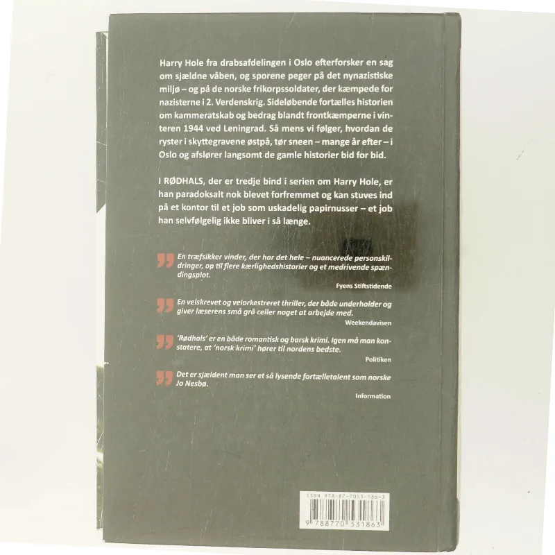 Rødhals af Jo Nesbø (Bog)