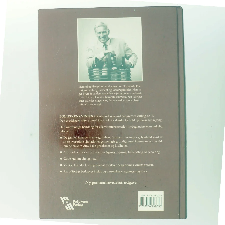 Politikens vinbog af Flemming Hvelplund (Bog)