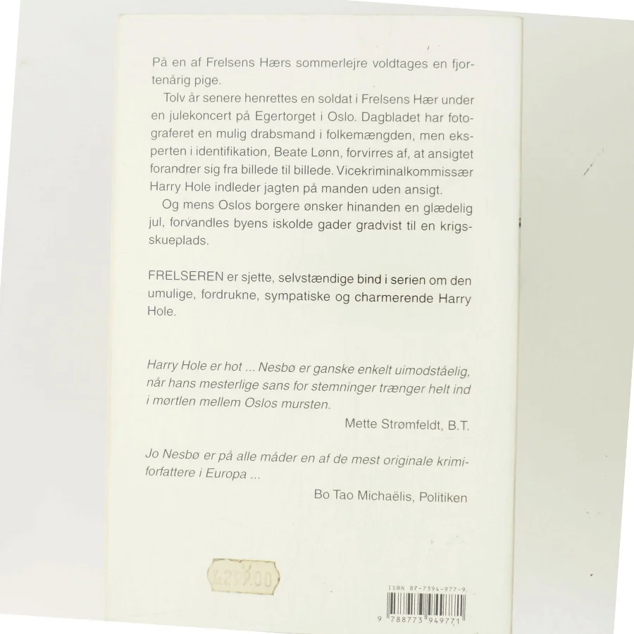 Frelseren af Jo Nesbø (Bog)