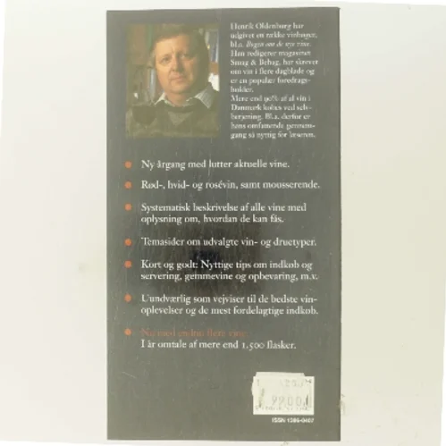 Gyldendals Vinguide 2001 af Henrik Oldenburg (Bog)