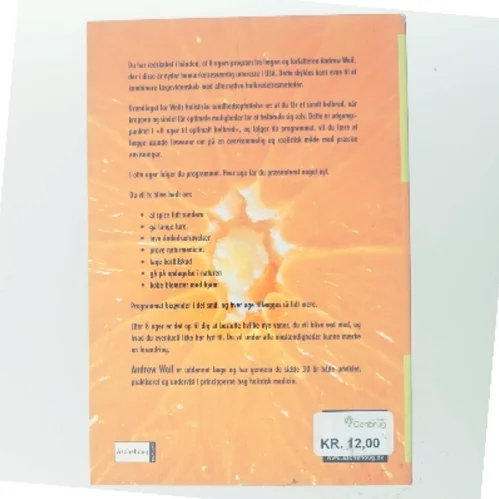 8 Uger Til Optimalt Helbred af Andrew Weil (Bog)