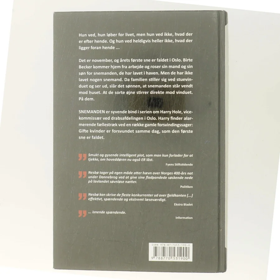 Snemanden af Jo Nesbø (Bog)