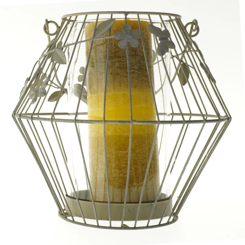 Lanterne med lys (str. 25 cm)