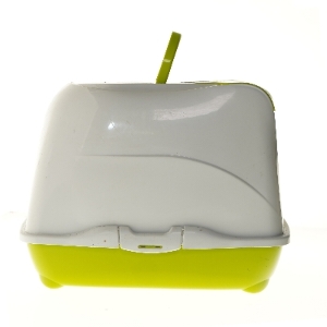 Kattebakke med låg og skovl (str. 48x40 cm)