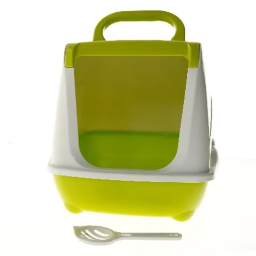 Kattebakke med låg og skovl (str. 48x40 cm)