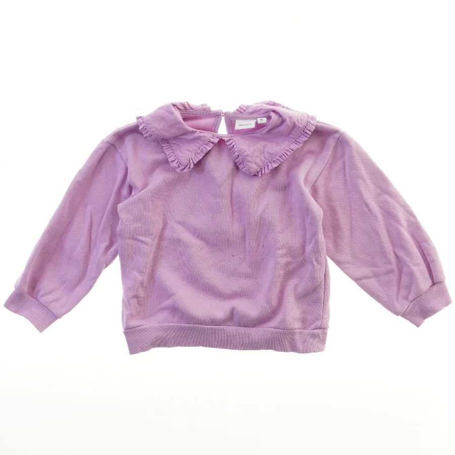 Name It (str. 98) Børnebluse med Flæsekrave