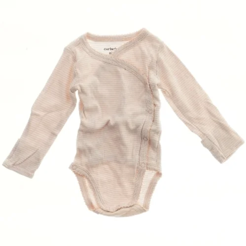 Langærmet bodystocking med striber fra Carter’s (str. 56)