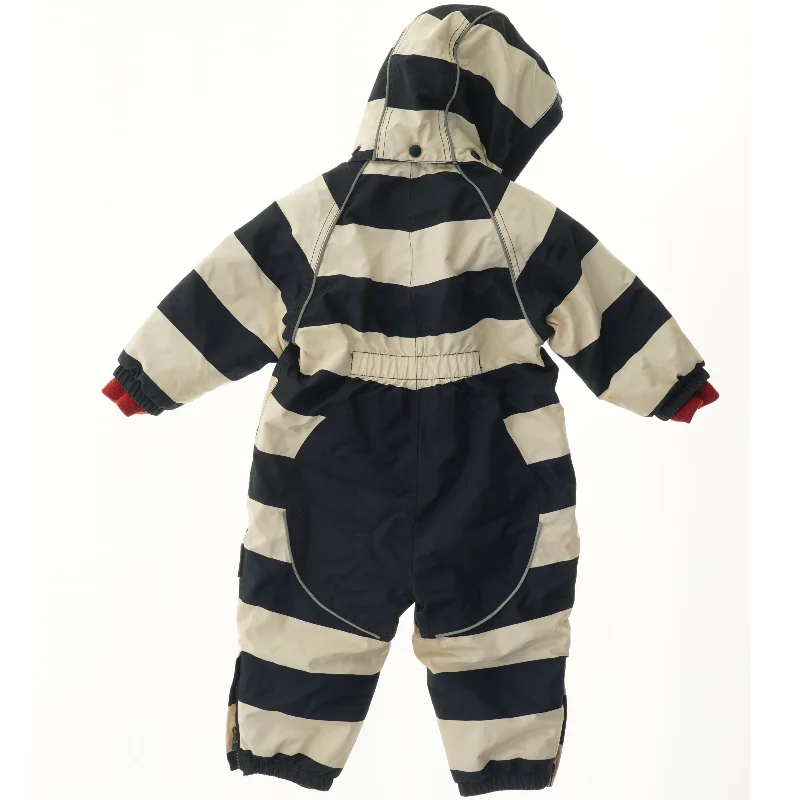 Stribet flyverdragt vinterheldragt fra Hust & Claire (str. 80)