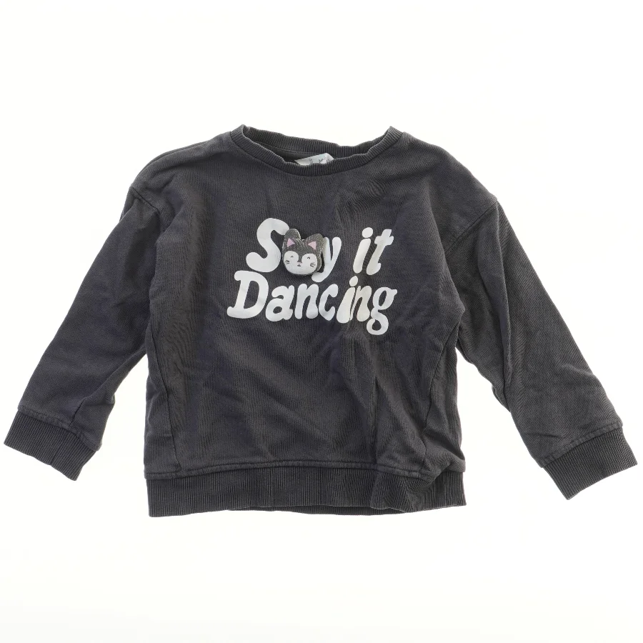 Sweatshirt med tekst fra Mng (str. 98)