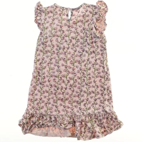 Blomstret kjole med flæser fra Creamie (str. 98)