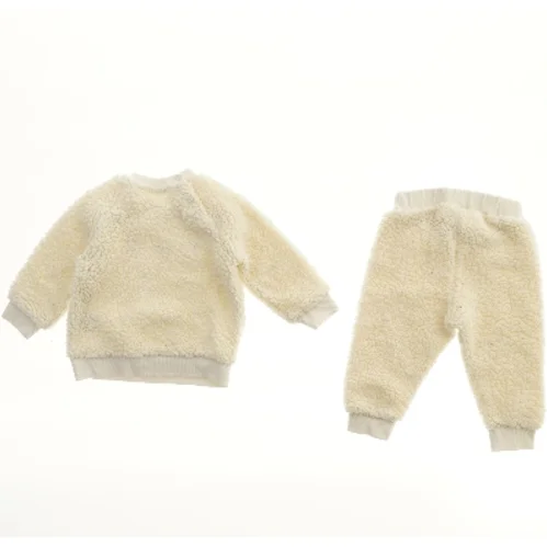 Plysset børnetøj sæt fra H&M (str. 74)