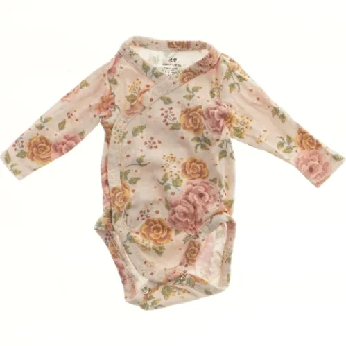  H&M (str. 50) Langærmet bodystocking med blomsterprint