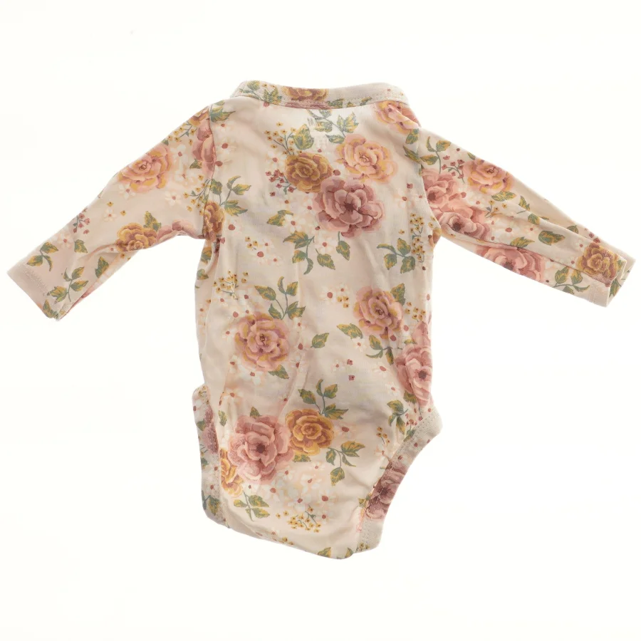  H&M (str. 50) Langærmet bodystocking med blomsterprint