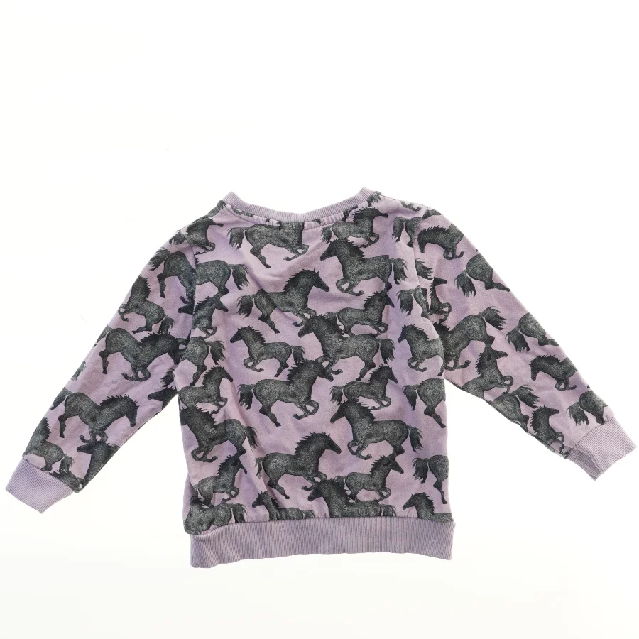 Langærmet sweatshirt med hestemønster fra Name It (str. 98)