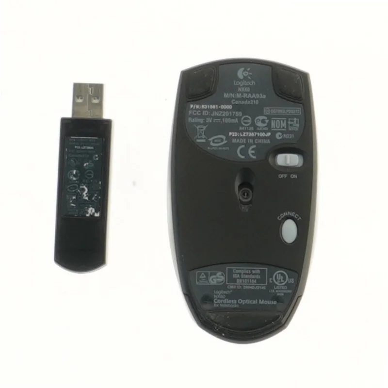 Trådløs mus med USB-modtager fra Logitech (str. 10,5 cm)