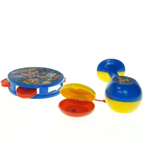 Tromme og Maracas med figurer fra Lexibook (str. 27 x 12,5 cm)