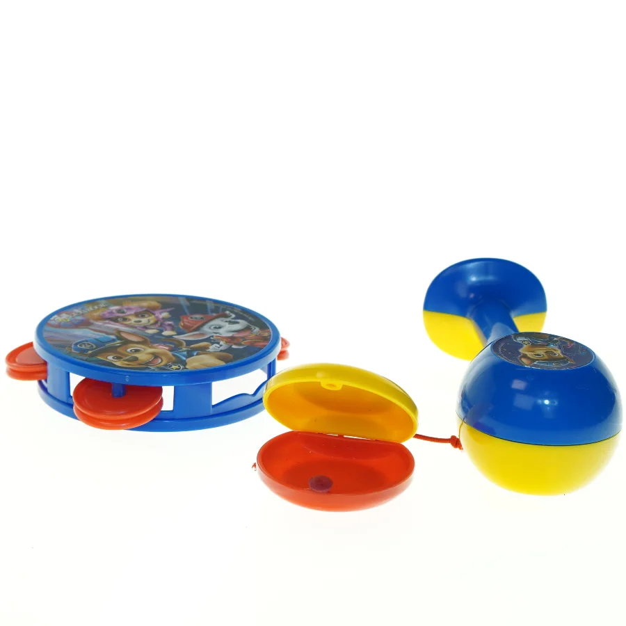 Tromme og Maracas med figurer fra Lexibook (str. 27 x 12,5 cm)