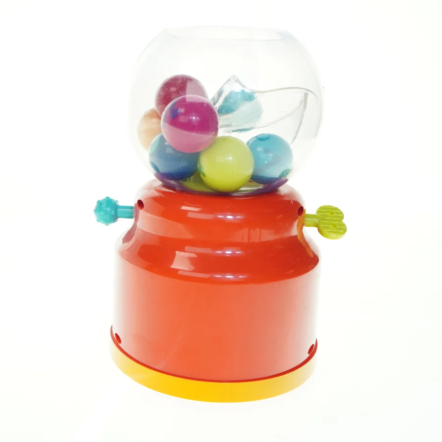 Tyggegummiautomat med bolde fra Battat (str. 19 x 30 cm)