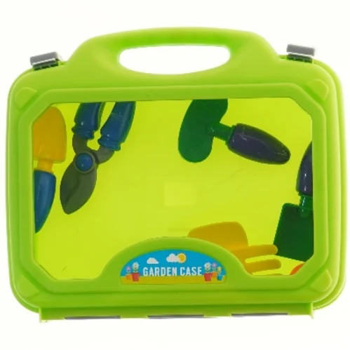Børne-haveværktøj i kuffert (str. 30x26 cm)