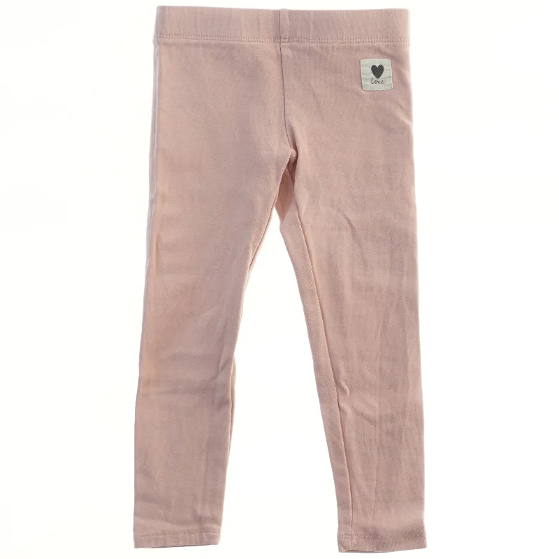 Lyserøde leggings til børn fra H&M (str. 98)
