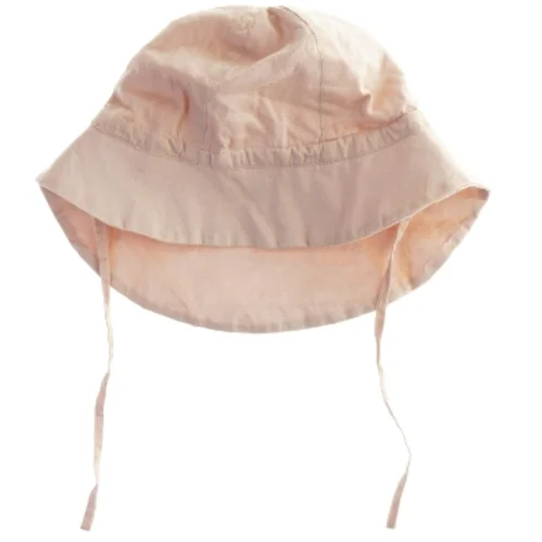 Bomuldssolhat med bindebånd fra Wheat (str. 12-18 måneder )