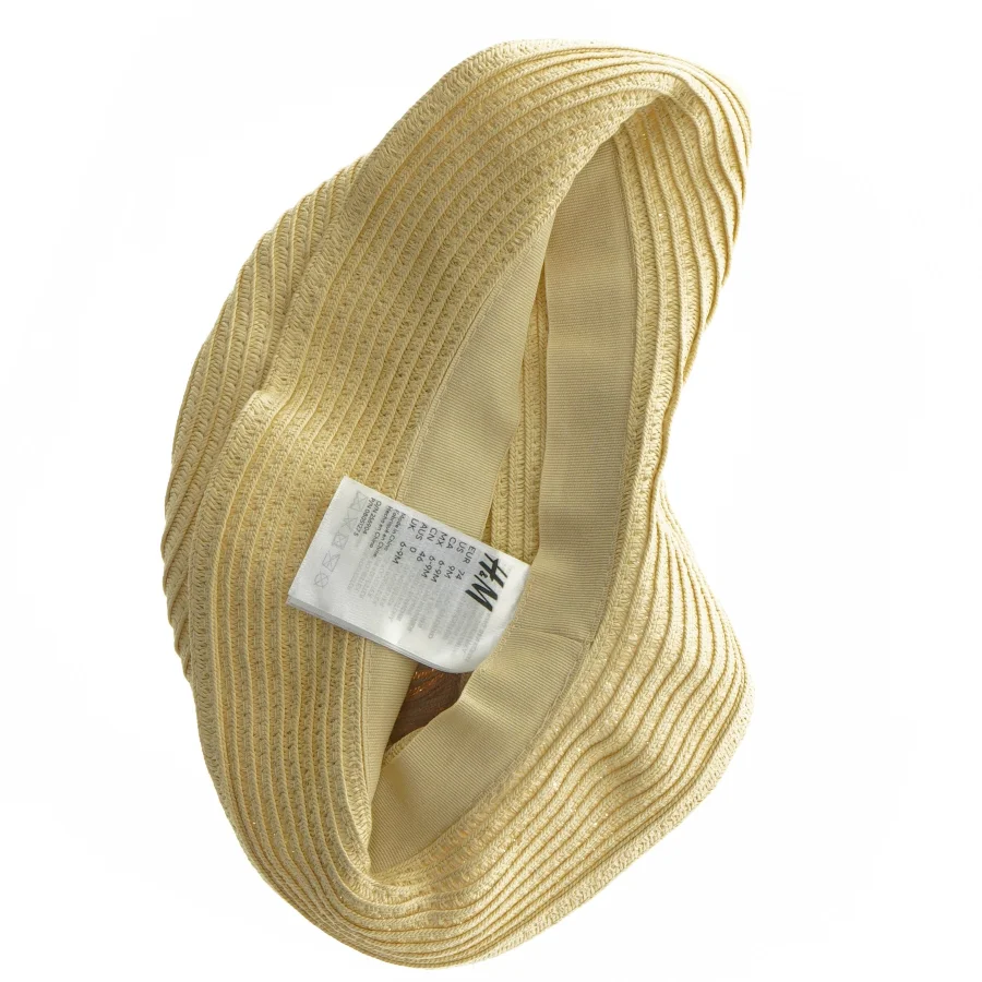 Flettet stråhat fra H&M (str. 6-9 måneder)