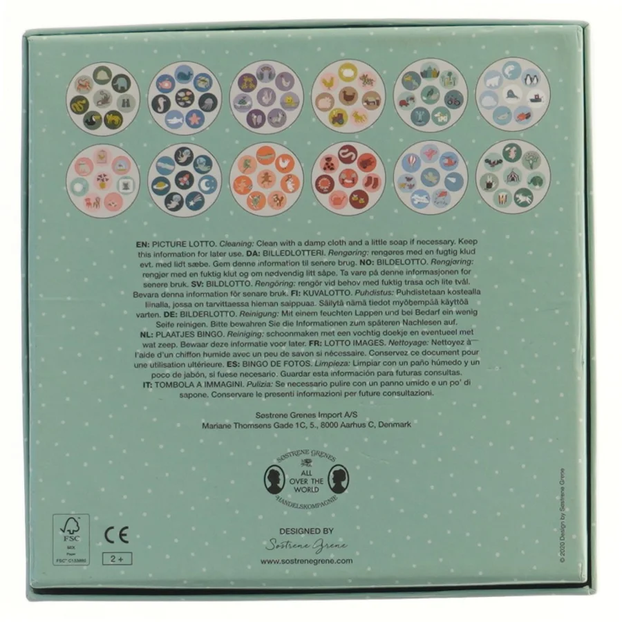 Lotto spil fra Søstrene Grene (str. 19x19 cm)