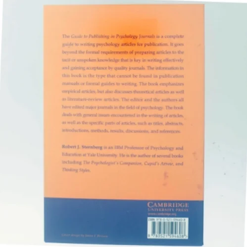 Guide to Publishing in Psychology Journals af Robert J. Sternberg (Bog)