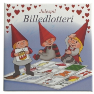 Billedlotteri spil fra Søborggaard (str. 14,5x14,5 cm)