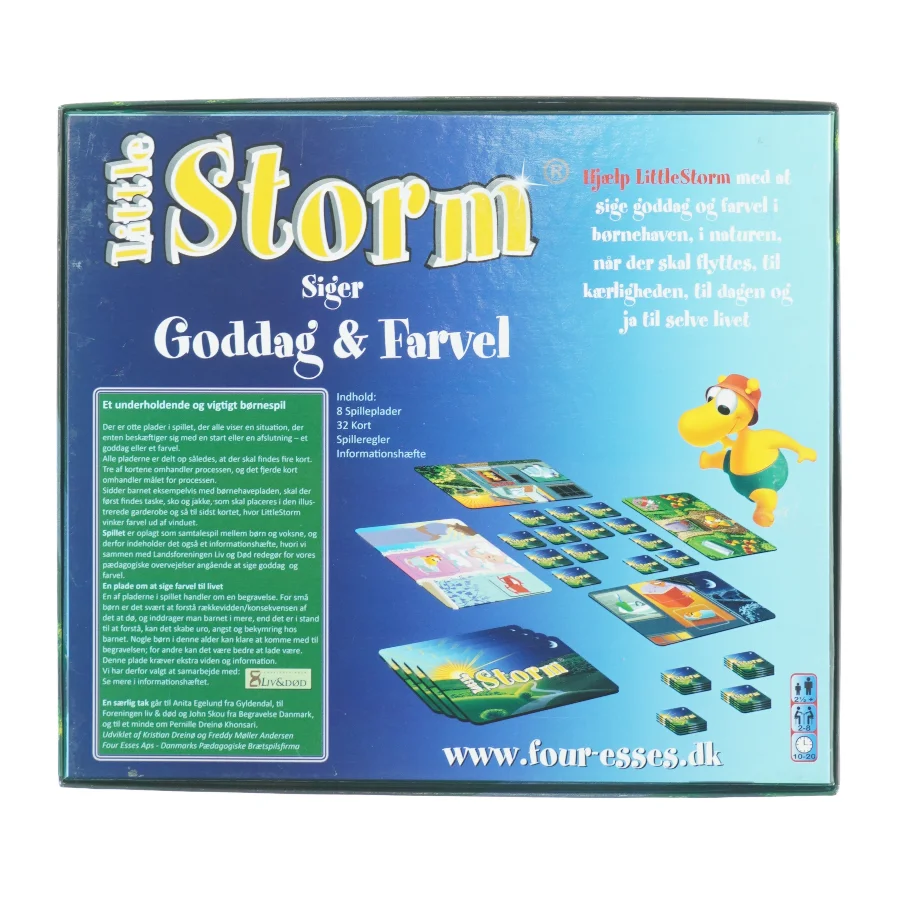 Little Storm Goddag & Farvel Brætspil fra Lille Storm (str. 28 x 24,5 cm)